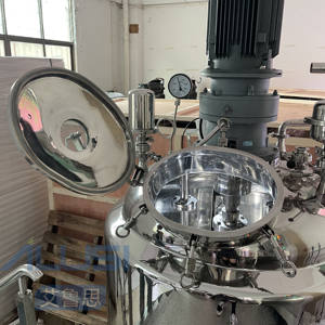 Machine à émulsifier sous vide de 500 L, type fixe, homogénéisateur mélangeur pour cosmétiques, transformation alimentaire, acier inoxydable - Product Image 5