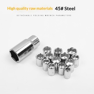 <span class=keywords><strong>Set</strong></span> di 40 Pezzi di <span class=keywords><strong>Chiavi</strong></span> <span class=keywords><strong>a</strong></span> <span class=keywords><strong>Bussola</strong></span> e Cricchetto in Acciaio al Carbonio con Custodia Rigida per Riparazione Auto e Moto - Product Image 3