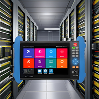 Testeur de caméra IP CCTV IPC-9800 Pro ADHS avec moniteur de haute qualité, testeur de câble, détecteur de ligne