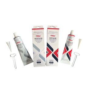 Fabricant de joints Capteur résistant <span class=keywords><strong>à</strong></span> l'huile Sûr Neutre RTV Mastic en silicone Non corrosif Haute flexibilité Idéal RTV SILICIUM 3.5OZ (ROUGE) - Product Image 1