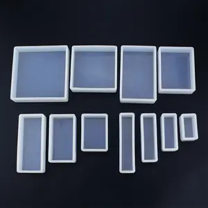 Resin Casting Molds Silicone Square Molds Silicone Resin Mold for Resin Jewelry Soap Dried Flower Insect Specimen
