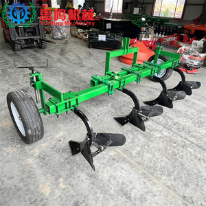 Nouvelle charrue à 4 rangs, type suspendu, espacement réglable des rangs, machine de creusement de fossés et de culture pour les champs de légumes, de maïs et de blé - Product Image 5