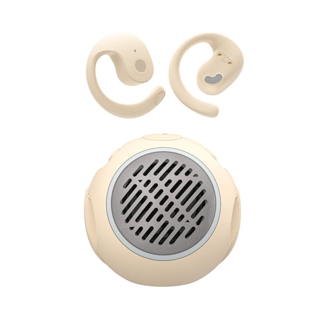 2026New Sports Earbuds Ows 2-in-1 True Wireless Earphones and Speakers With Heavy Bass and Ambient Lighting Effects for iphone