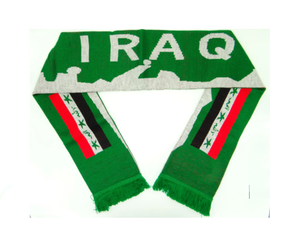 Iraq Country Lightweight Flag Printed Knitted Style Scarf 8"x60 - Foto 8
