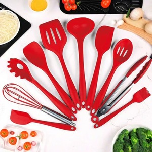 Ensemble d'ustensiles de cuisine en silicone, 10 pièces, antiadhésifs, résistants à la chaleur, pour la cuisson et la friture - Product Image 1