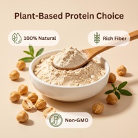 Farine de pois chiches grillés sans gluten, saveur noisette, en vrac, qualité supérieure, pour boisson instantanée et collation énergétique Sattu