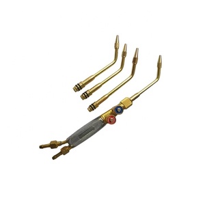 영국식 구리 산소/아세틸렌 가스 용접 토치 (용접 팁 3개 포함) - Product Image 1