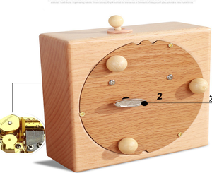 Festival Qixi de madera Regalo del Día de San Valentín Novia Regalo de cumpleaños Forma de pastel Personalizar Caja de música DIY - Product Image 2