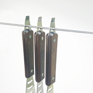 Stainless Steel Paint Scraper Curved Blade With Holes For Ink Paint Mixing Knife - Product Image 3