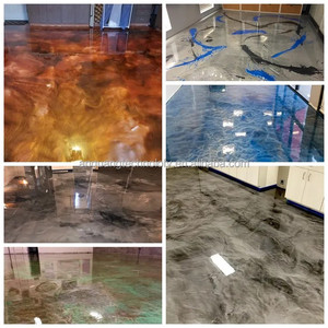 High Quality Acid and <b>Alkali</b> Resistant Water-Based Floor Paint Non-Slip for Factories Epoxy Liquid Coating - Product Image 4