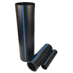 Fabriqué en chine, 355 Mm, 560mm, 110mm, 250mm, 40mm, 75mm, Tube en polyéthylène de haute qualité, Poly Pe100, 200mm, tuyau Hdpe