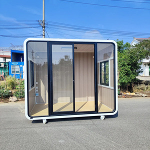 Casa Prefabricada Moderna, Mini Villa Portátil, Oficina Móvil, Almacén, Cápsula Apple, Casa Prefabricada de Acero con Sala de Estar y Cocina - Product Image 2