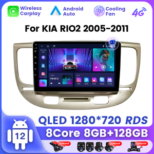 NaviFly TS10 TS18 système android 1280*720 QLED écran autoradio pour KIA <span class=keywords><strong>RIO2</strong></span> 2005-2011 support 360 caméra - Product Image 2