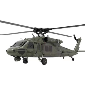 Système F09 <span class=keywords><strong>UH60</strong></span> Black Hawk 2.4G 6CH 3D6G double moteur à entraînement direct sans balais échelle 1:47 hélicoptère RC Flybarless - Product Image 1