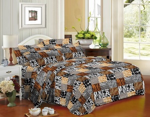 Vente en gros chine usine nouveau style ensembles de literie d'hiver tissu microfibre 100% polyester pour drap de lit ensemble de drap-housse - Product Image 1
