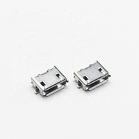 마이크로 USB 암 커넥터 높이 5.5mm 5핀 SMT 타입 B 암 수리용 USB 마이크로 휴대폰 충전 잭 마이크로 USB 커넥터
