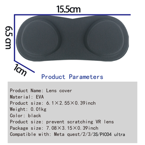 ฝาครอบเลนส์ป้องกันสำหรับ <span class=keywords><strong>VR</strong></span> สำหรับ <span class=keywords><strong>2</strong></span>/1/Pico 4/Pico 4 Ultra/<span class=keywords><strong>Valve</strong></span> <span class=keywords><strong>Index</strong></span>-ผลิตในประเทศจีน - Product Image 6