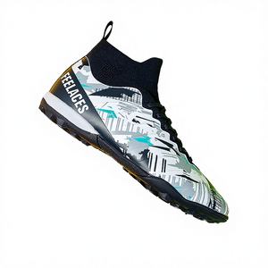 Chaussures de football personnalisables haute performance OEM/ODM avec semelle extérieure en caoutchouc optimisée pour la compétition toute l'année, exercice printemps-été, unisexe - Product Image 2