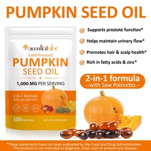 Acentiallabs Vegan Pumpkin <strong>Seed</strong> Extract Oil Softgel <strong>Capsules</strong> Private Label Pumpkin <strong>Seed</strong> Oil Softgel for Joint Immune Support - Product Image 2