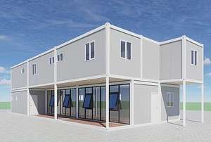 <span class=keywords><strong>Location</strong></span> de conteneurs, dortoir de <span class=keywords><strong>chantier</strong></span>, villa, chambre en acier coloré, maison intégrée, ignifuge, panneau à clip mobile, modèle 2-2-6 - Product Image 4