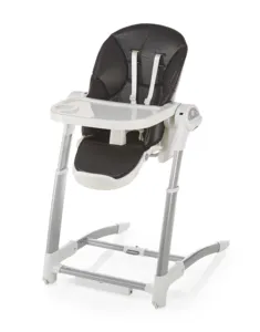 3 In 1 좌석 어린이 유아 벨트 안전 수유 어린이 유아용 의자 식당 휴대용 아기 높은 의자 쟁반이있는 플라스틱