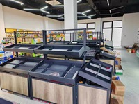 Étalage de fruits et légumes de haute qualité pour mini-supermarché, capacité de charge de 120 kg