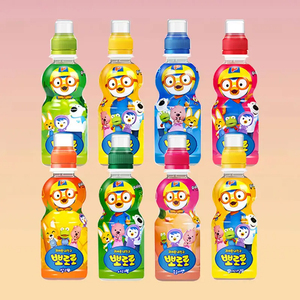 Bebida de jugo de <span class=keywords><strong>Pororo</strong></span> <span class=keywords><strong>coreano</strong></span> 235ML fresa arándano uva mango leche bebida afrutada bebida exótica para niños - Product Image 3
