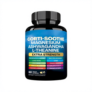Capsule di Magnesio con Ashwagandha e <span class=keywords><strong>L</strong></span>-Teanina, 60 Capsule, Migliora Concentrazione e Stato Emotivo, OEM ODM - Product Image 4