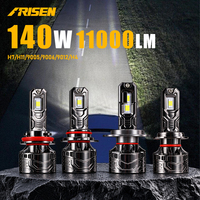Ampoule de phare LED H1 H3 H4 H7 H11 9005 9006 6500K 15000LM Super Lumineuse Remplacement d'ampoule halogène pour phare de voiture