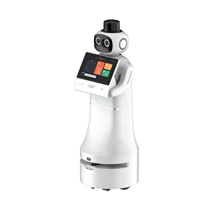 Dual Screen Showroom Guide Best AI Humanoid Roboter Commercial Welcome Robot For Reception