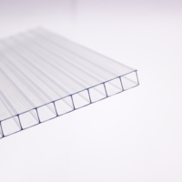 Plaque alvéolaire en polycarbonate pour abri de voiture et serre