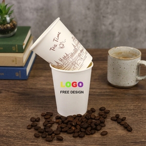 Gobelets en papier jetables à paroi simple pour café, de 8 oz à 22 oz, avec couvercles, pour tailles 8 oz, 12 oz, 14 oz, 16 oz, 22 oz, à faible MOQ et prix abordable - Product Image 2