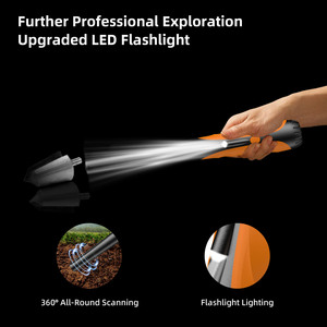 360 độ phát hiện Vòng que nhỏ Máy dò kim loại với âm thanh/rung/âm thanh & rung không thấm nước IP68 - Product Image 2
