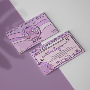 นามบัตรสั่งทำขายส่งพร้อมเคลือบยูวีและปั๊มนูน ขนาดเล็ก พิมพ์ข้อความส่วนตัวบนกระดาษเคลือบสำหรับลูกค้า - Product Image 1