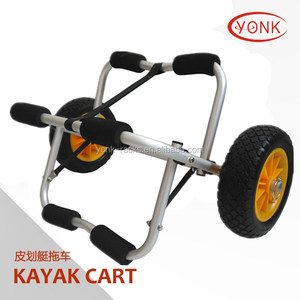 Chariot de transporteur de kayak de chariot à kayak de Yonk, chariot en aluminium se pliant résistant - Product Image 2