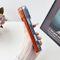 Coque de luxe antichoc pour iPhone 18 Pro Max 17 16 avec cadre de caméra invisible, béquille et protection intégrale de l'objectif