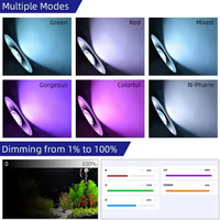 Semaine Aqua RGB 90W Aquarium Lumière De Levage Cylindrique Lampe Aquarium Led Cultiver Plante Lumière avec Contrôleur T90 PRO