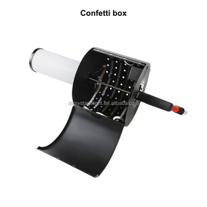 DMX512 controlado 10kg LED efecto de escenario luces móviles máquina 20W potencia E27 bombilla Base CO2 confeti papel tirador escenario iluminación - Product Image 3