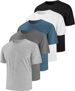 T-shirt en coton uni pour homme, 180 g/m², manches courtes, printemps-été, décontracté, impression numérique personnalisée - Product Image 1