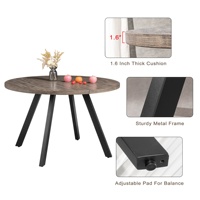Table de commande ronde de luxe de Style nordique Meubles en bois au design moderne pour l'entrée à la maison Hôtels en plein air Salle à manger Utilisation du salon