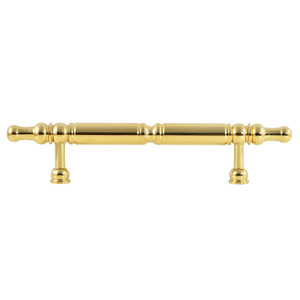 JAYHOO French Style Brass Door Handles Bar Shape Wardrobe Drawer Hardware Bright Golden Modular Installation - Product Image 2