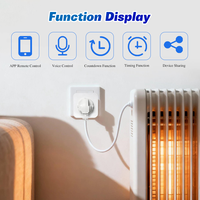 Prise intelligente FY42 UK Ewelink WiFi |   Télécommande et programmation de minuterie |   Compatible avec la maison intelligente |   Assistant Google |   Usage universel