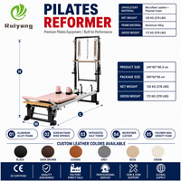 Machine de Pilates Reformer en Aluminium avec Tour pour Usage Commercial, Multifonctionnelle, Garantie 10 Ans - Offre Spéciale