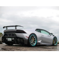 Kits de carrosserie complets VORS en fibre de carbone sèche pour Huracan, comprenant pare-chocs avant, jupes latérales, diffuseur et capot en carbone noir