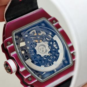 Upgraded RM67-02 Hollow Design Ultra-Thin Ultra-Light Stylish High-End Luxury Quartz Stainless Steel Glass Men's Sports <b>Watch</b> - Product Image 5