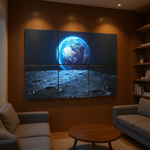 Paneles Acústicos Earth Art de 23.6 x 23.6 Pulgadas, Autoadhesivos, para Absorción de Sonido en el Hogar, Paquete de 6 - Product Image 2