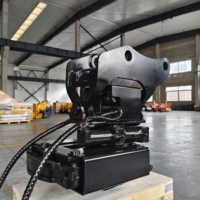 Poignet inclinable hydraulique TDC avec noyau de moteur pour chargeurs de 5 à 18 tonnes-Permet le changement de seau Euro sur John/Kubota