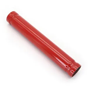 Aspersor de 4 pulgadas, tubo de protección contra incendios pintado en rojo, con UL FM, ASTM