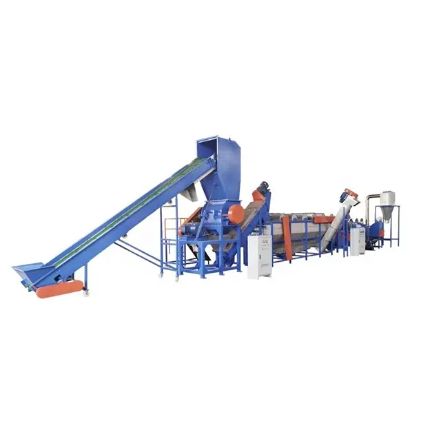 Kailong Machinery 200~300kg/h PP PE HDPE LDPE films plastic washing line and recycling line