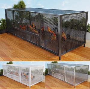 Đa-Chức Năng Kim Loại Lưới Gà & Con Chó Lồng Lớn Ngoài Trời Vườn Thỏ Hutch Cho Chim Động Vật Nhỏ Dây Hàng Rào Đồ Nội Thất - Product Image 1